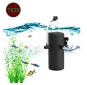 135GPH Fish Tank Filter in-Tank Filter for 10-40 Gallon Tanks, 2-Stage Internal