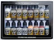 71194 Model Air Weathering Set 16 Colour Acrylic Airbrush Paint Set