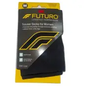 3M Futuro Trouser Socks for Woman Moderate Compression Medium Black 1 Pair