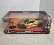 Jada Toys Marvel X-Men Wolverine & 2020 Chevrolet Corvette Stingray Diecast 1/24