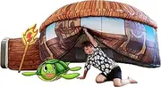 The Original AirFort Build A Fort in 30 Seconds, Inflatable Fort for Kids (Tiki Hut)