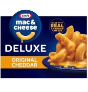 Kraft Deluxe Original Cheddar Macaroni & Cheese Dinner 14 oz Box