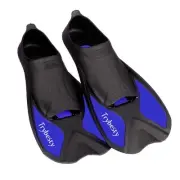 Trybesty Swim Fins,Short Snorkel Fins Travel Size Flippers for Snorkeling Div...