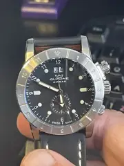 Glycine Airman 42mm GMT 3 Time Zones Swiss Made Watch GL0150