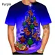 Short Sleeve 3D Print Christmas Eve T-Shirt短袖3D印花圣誕T恤