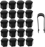OSOLADY 20pcs Car Lug Nut Caps Tire Nut Caps for Wheel Easy Installation Compatible with Various Car Models Appearance with Elegant Design