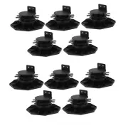 10Pack Adjustable Deck Support Pedestal Deck Foundation Base Support for9729