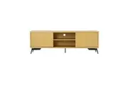 HomeStar Ponti 2-Doors TV Stand Cabinet Entertainment Unit 178cm - Natural