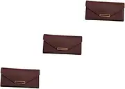 [SAFIGLE] Pcs Retro Handbag Wallet Women's Long Wallet Storage Pu Material Easy to Carry