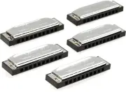Hohner Special 20 Pro Pack 5-piece Harmonica Set (2-pack) Bundle
