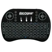 Small Wireless Backlit Keyboard Smart Remote w/ Touchpad Mouse 2.4GHz Deco Gear