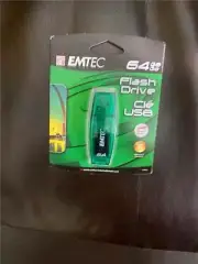 EMTEC 64GB Compact Flash Drive Plug & Play NEW FAST SHIP