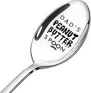 Dad Peanut Butter Spoon Gifts for Fathers Papa Christmas Birthday Gifts for Daddy Dad I Love You Gifts for Papa Poppy Long Distance Gifts for Dada Dad Peanut Butter Gift Ideas