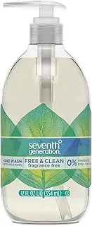 Seventh Generation Hand Wash, Free and Clear, 12 Ounce