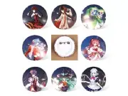 "Date A Live" Anime Badge Set - Collectible 2.28" Pins, 8 Unique Designs!