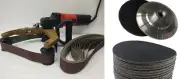 Pipe Rail Polishing Belt Sander 130 metal Sanding Belts & silicon carbide disc