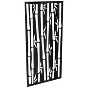 ProtectorAl 300-1200w x 1201-2400h Gloss Black/Satin Black Bamboo Unframed Composite Deco Panel