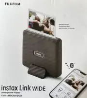 Fujifilm Instax Link WIDE Instant Printer - Mocha Grey - Free Post