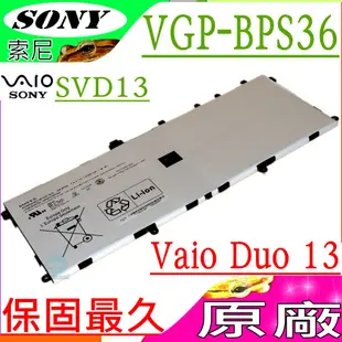 SONY VGP-BPS36 電池 (原廠) 索尼 Vaio Duo 13，SVD132A14l，SVD132A14W