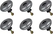 Ceramic Knob,Cabinet,Furniture Pull Handles,Door Pull,Drawer Pull Handle,6pcs Ceramic Knobs Pull Handle Furniture Drawer Cabinet Cupboard Wardrobe Dresser Storage Boxes Accessories 32mm Dia Gray