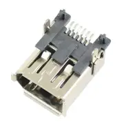 10Pcs USB 6 Pin Female SMT SMD Socket Connector Firewire IEEE 1394 Series