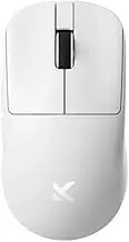 MCHOSE L7 Ultra White Ultra Lightweight Wireless Gaming Mouse, 1.3 oz (39 g), Pixart 3950 Sensor, 8K Dongle Included