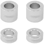 Aeroflow Billet Bolt Spacers M10 Silver3/8 Pack Of 4 - AF64-4377