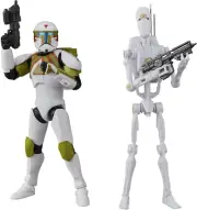 STAR WARS Clone Commando (Urban Fighter) & B1 Battle Droid (Training) Figures