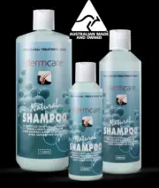 Dermcare Natural Shampoo Dogs Cats Horses Sensitive Skin Gentle Puppies Kittens