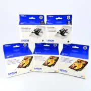 Lot 5 Genuine Epson T028 T029 Ink Stylus C60 C61 C50 CX3100 New Sealed NOS