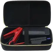 Jump Cable Storage Box - Portable Eva Organizer, Lightweight Eva Travel Case | Dustproof Outdoor Carrying Pouch, Protective Eva Jump Cable Sleeve, Hard Box Protector for Car Truck and Pickup