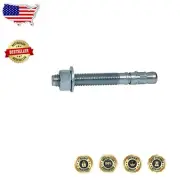 High-Strength Zinc-Plated 5/8" x 12" Wedge Anchors for Effortless Installation