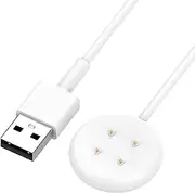 [Miimall] Charger for Google Pixel Watch 3/Pixel 2 & Fitbit Versa 4 3/Sense 2 1 Fast Charging Cord Stand, 3.3ft/1M Magnetic Wireless Charger Cable, Google Watch 3 Replacement Charger(USB-White)