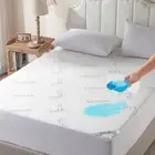Waterproof King Size Mattress Protector, Mattress Pad Fitted 6"-18" Deep Pock...