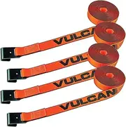 Winch Strap with Flat Hook - 2 Inch x 27 Foot - 4 Pack - PROSeries - 3,300 Pound Safe Working Load