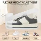 8Pcs Shoe Slots Organizer Sturdy Easy Shoe Rack Three Block Adjustable faBmf