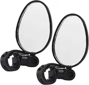Rear View Mirror Universal Mirror Handlebar Rearview Mirror For Bicycle Motorcycle 360 Rotation Adjustable For Bike Riding Cycling Mirror End Side Mirror(2pcs Tybe B)