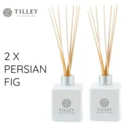 2 x Tilley Reed Diffusers PERSIAN FIG 150ml Authentic
