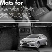 for Honda Civic (Sedan, 9th Gen)2012-2016, Premium Car Floor Mats