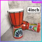 4INCH DJEMBE DRUM WEST AFRICAN BONGO DRUM WITH HAND PAINTED