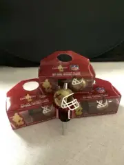 4 Captain Morgan Rum Official NFL Football Helmet 1.75 Liter Bottle Pourers
