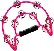 CATIEBYE Early Educational Handbell Boys and Girls Handheld Tambourine Rhythmic Sound for Parties Music Activities