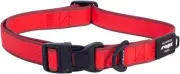 Rogz Amphibian Classic Dog Collar, Red, Large