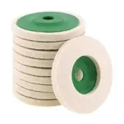 10pcs Grinding Wheel Polishing Pad Wool Polishing Buffing Pads for