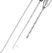 Aluminum Alloy Fishing Bait Needle Set Lightweight Drilling Tool for Anglers