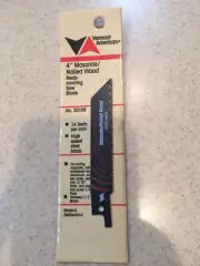 Vermont American No 30106. 4” Masonite/Nailed Wood Reciprocating Saw Blade. New