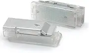 Yurefax 2Pcs LED Luggage Compartment Lights Trunk Glove Box Footwell Lamps, for Peugeot, 206 306 307 407 508 607, for Citroen, C2 C3 C4 C5 C6 C8 Interior Lighting