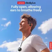 Experience the ultimate in wireless listening with Danoz Direct - Lenovo ThinkPlus OWS Wireless Headphones Bluetooth Earphones! - Best Seller
