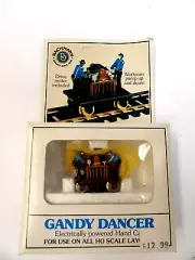 BACHMANN HO SCALE GANDY DANCER POWERED HAND RAILCAR 46202 FACTORY SEALED