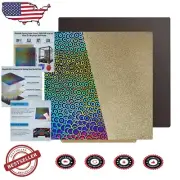 Kaleidoscope PEK & Textured PEI Magnetic Build Plate 350x350mm for Vorn Printers